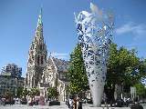 am Cathedral Square von Christchurch