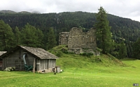 Überreste der alten Burg